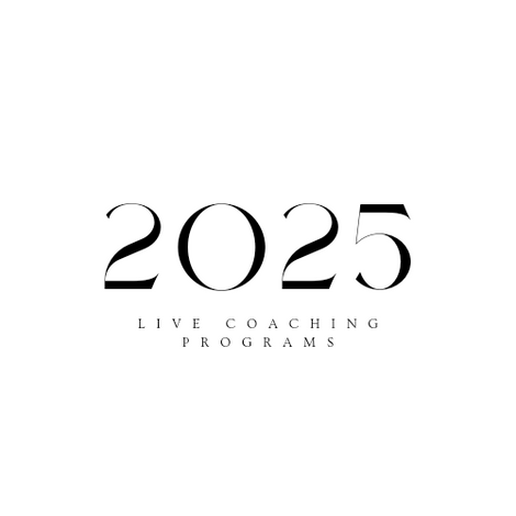 GROUP COACHING PROGRAMS 2025